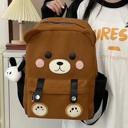 14.96-inch cartoon dog backpack, cute Jk girl bag, doll bag, plush nylon material, mini backpack