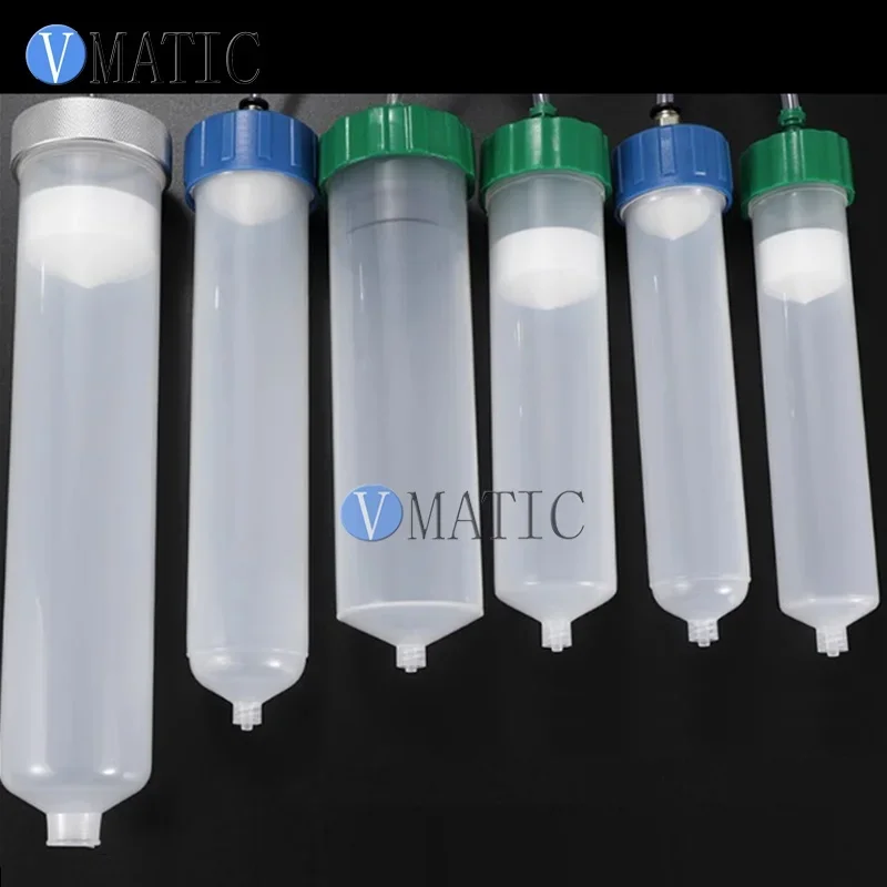 Free Ship Thicken Explosion Proof 100 200 300 500 Cc / Ml Luer Lock Tip Dispenser Pneumatic Plastic Syringe Barrel With Adapter