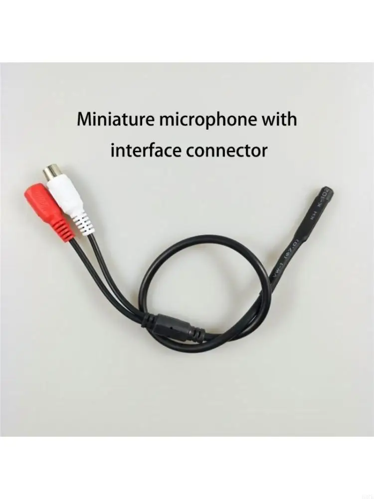 2Pcs Sound Monitor Sound Device CCTV Microphone Sound Pickup Connector 83CE