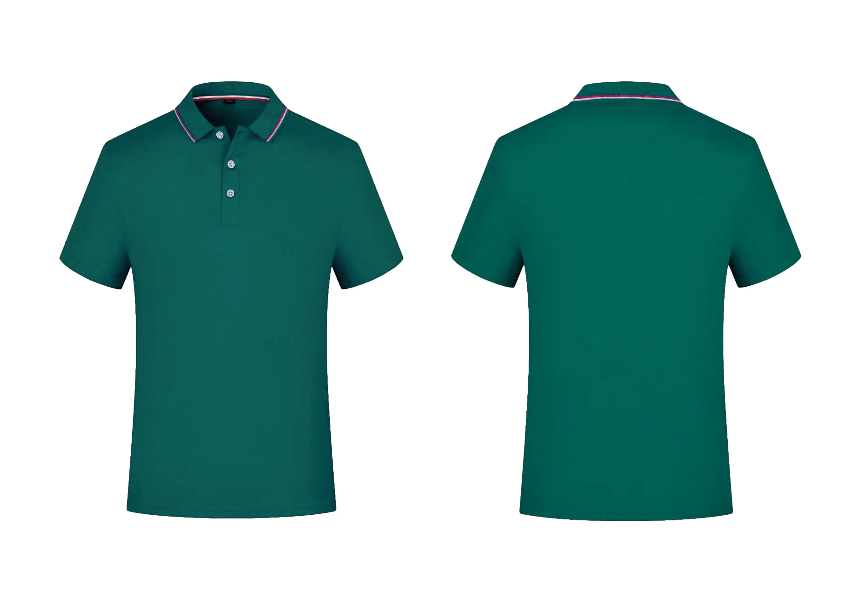 

Men's Polo Shirt Summer New Striped Neck T-Shirt Comfortable Casual Breathable Loose Splicing Color Business Short Sleeve