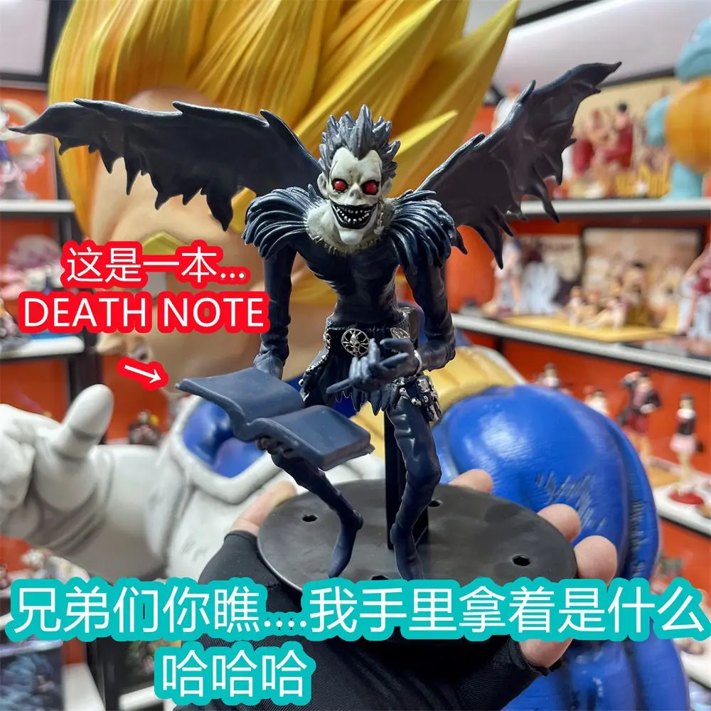 Death Note Ryuk Shinigami PVC-Figur Anime Geflügelter Todesgott Statue Modell Sammlerstück Schreibtisch-Deko Cosplay Geschenk