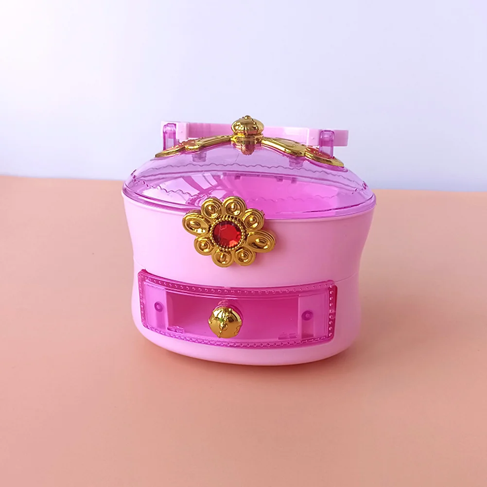 Children's Treasure Chest Storage Container Jewelry Plastic Case for Hair Accessory