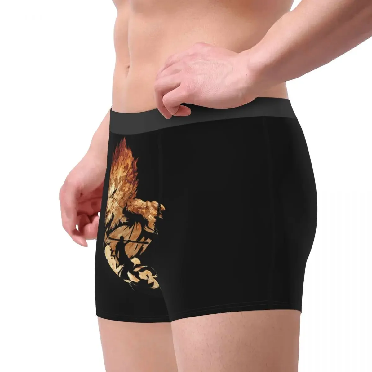 Custom Monkey King Wukong Myth Boxer Shorts For Homme 3D Print Video Game Lover Gaming Underwear Panties Briefs Soft Underpants image 3