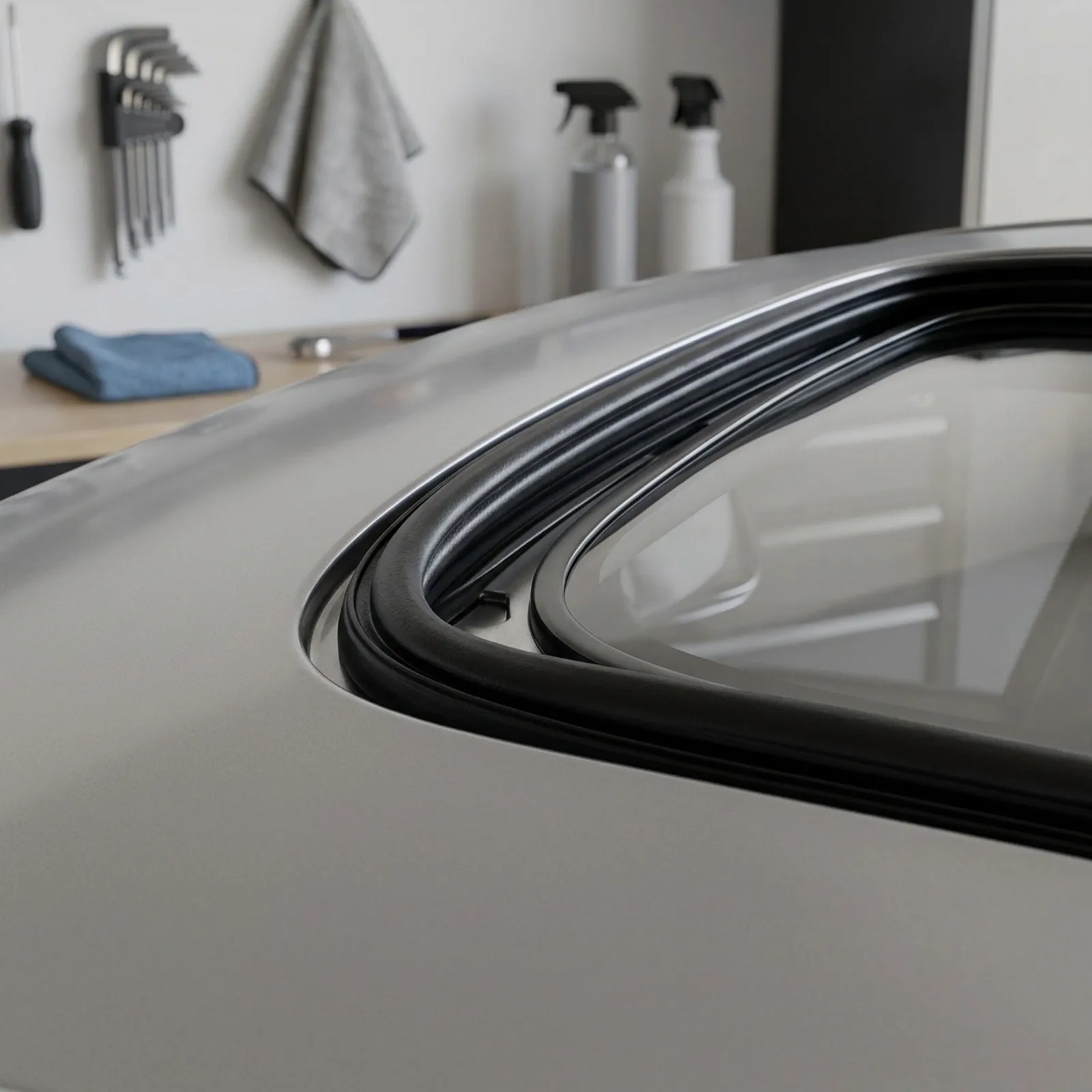 Sunroof Glass Weatherstrip Seal New Plug-and-play Rubber 70205-T2A-A01 Direct Replacement Sunroof Weatherstrip Seal