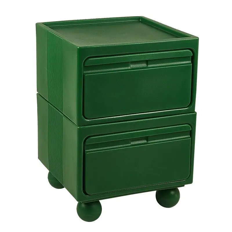 

small apartment bedside table ins wind mobile storage side cabinet creative simple multi-layer locker factory