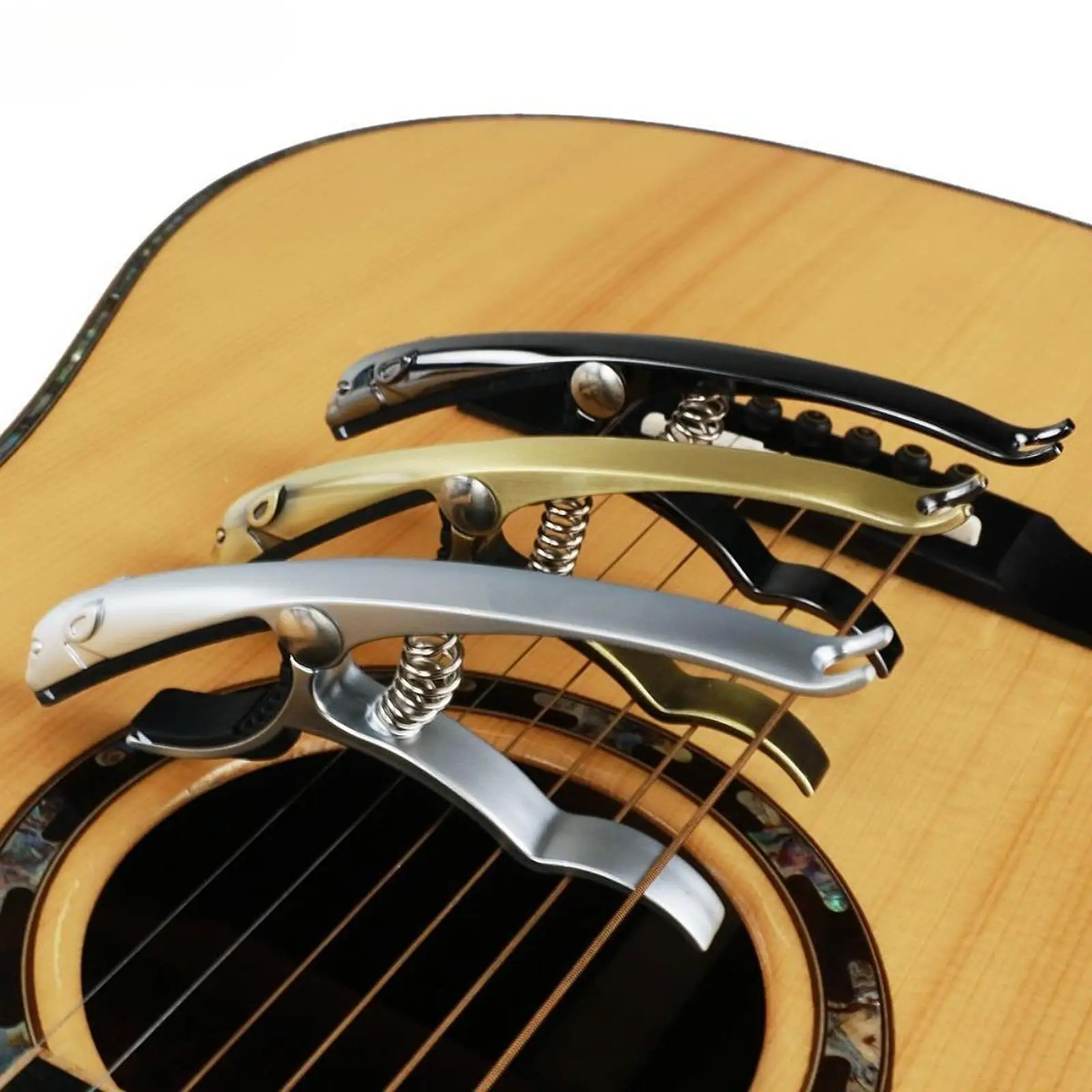 Unique Leopard Capo Zinc Alloy Portable Clip Practical Capotraste Guitar Accessory for Electric Acoustic Classical Guitar