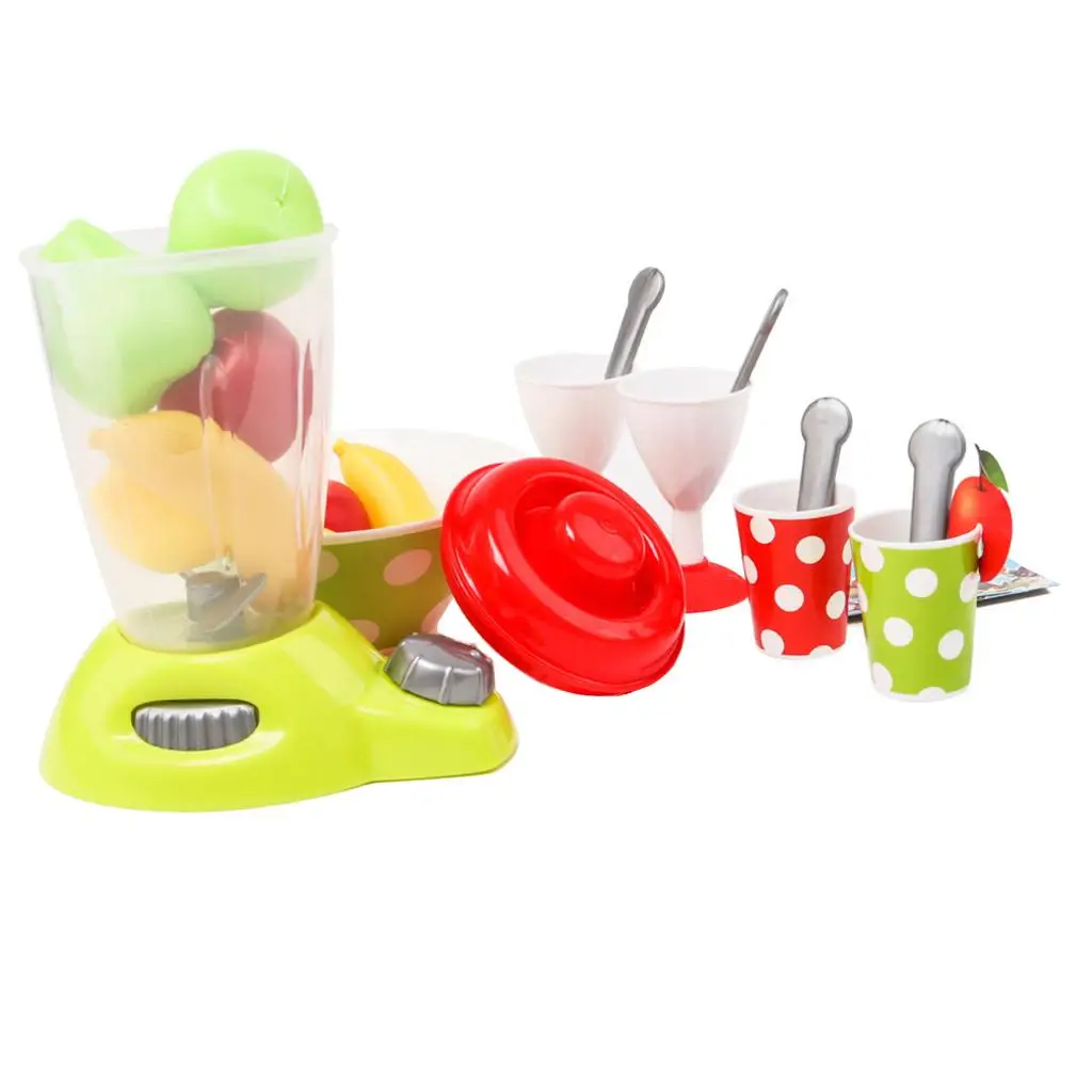 Kitchen Appliance Toy Juicer Set (27pcs) for Kids Pretend Play