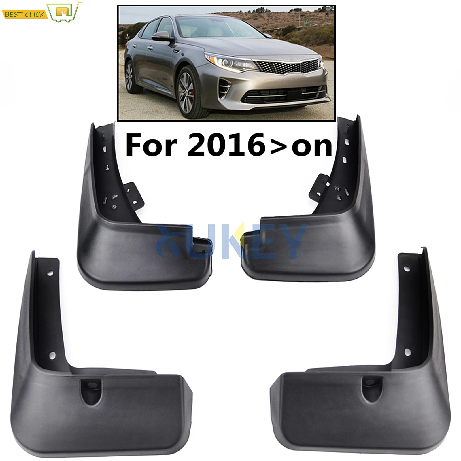 Car Mud Flaps For Kia Optima K5 Sedan 2016 2017 Splash Guards Mudflaps Dirty Traps Fender Flares Front Rear Mud Flap Mudguards