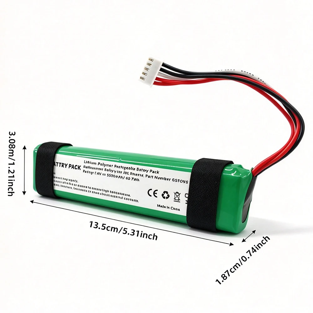PHOMAX 7.4V 5500mAh Battery GSP0931134 Speaker Battery for JBL XTREME / Xtreme 1 / Xtreme1 Wireless Bluetooth Batteries