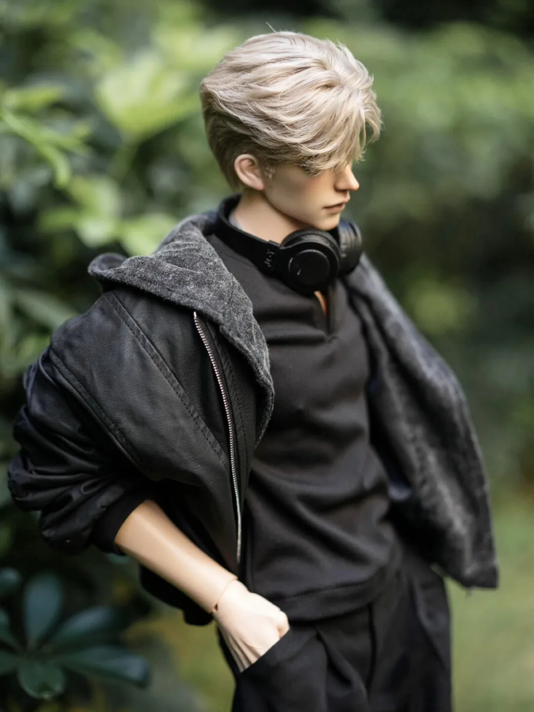 1/3 roupas de boneca camiseta caber para 75/77cm masculino bjd boneca alta elasticidade mangas curtas vestir-se brinquedos acessórios de boneca, sem boneca