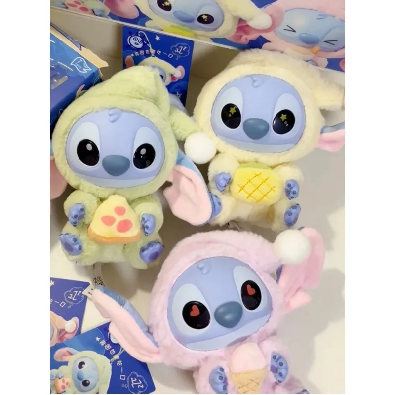 Disney Stitch – boîte aveugle de la série, nouvelle collection, poupées en peluche, pendentif de sac, décoration, joli porte-clés pour cadeau surprise