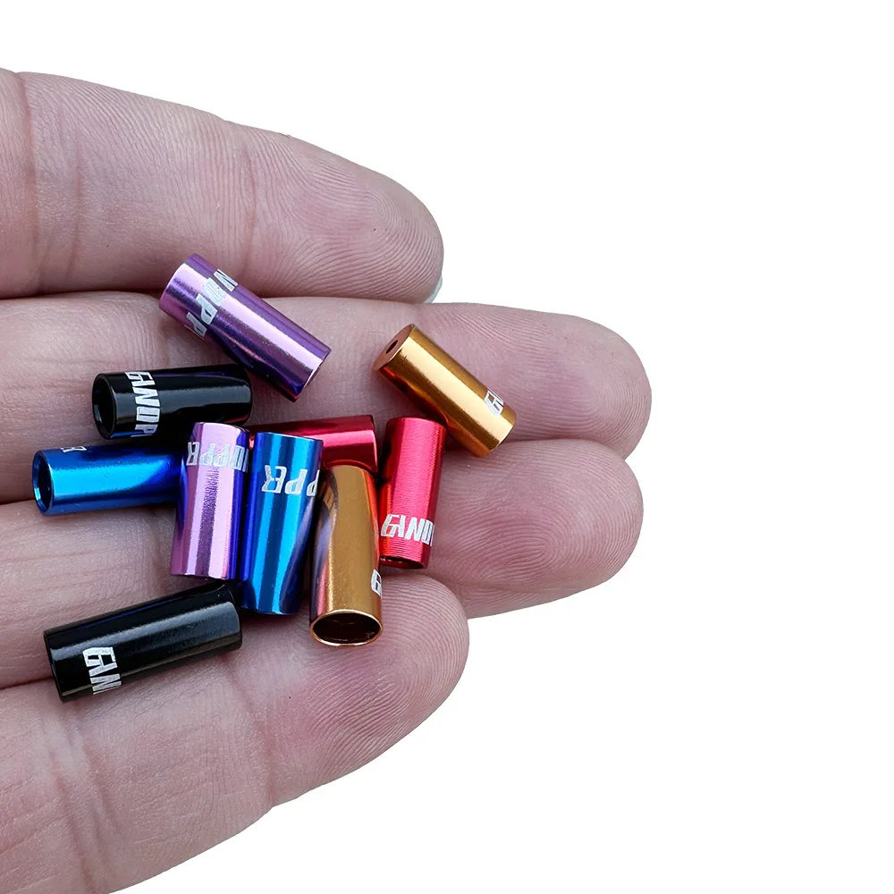 10pcs/ lot For Jagwire 4MM 5MM Bicycle Bracke Cable Shifter Cable Tube End Cap Line Wire Tube Plugs Bike Cable Cap