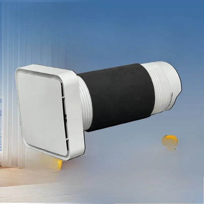 36W wall-piercing integrated haze removal formaldehyde negative ion household commercial entry and exit two-way fresh air fan