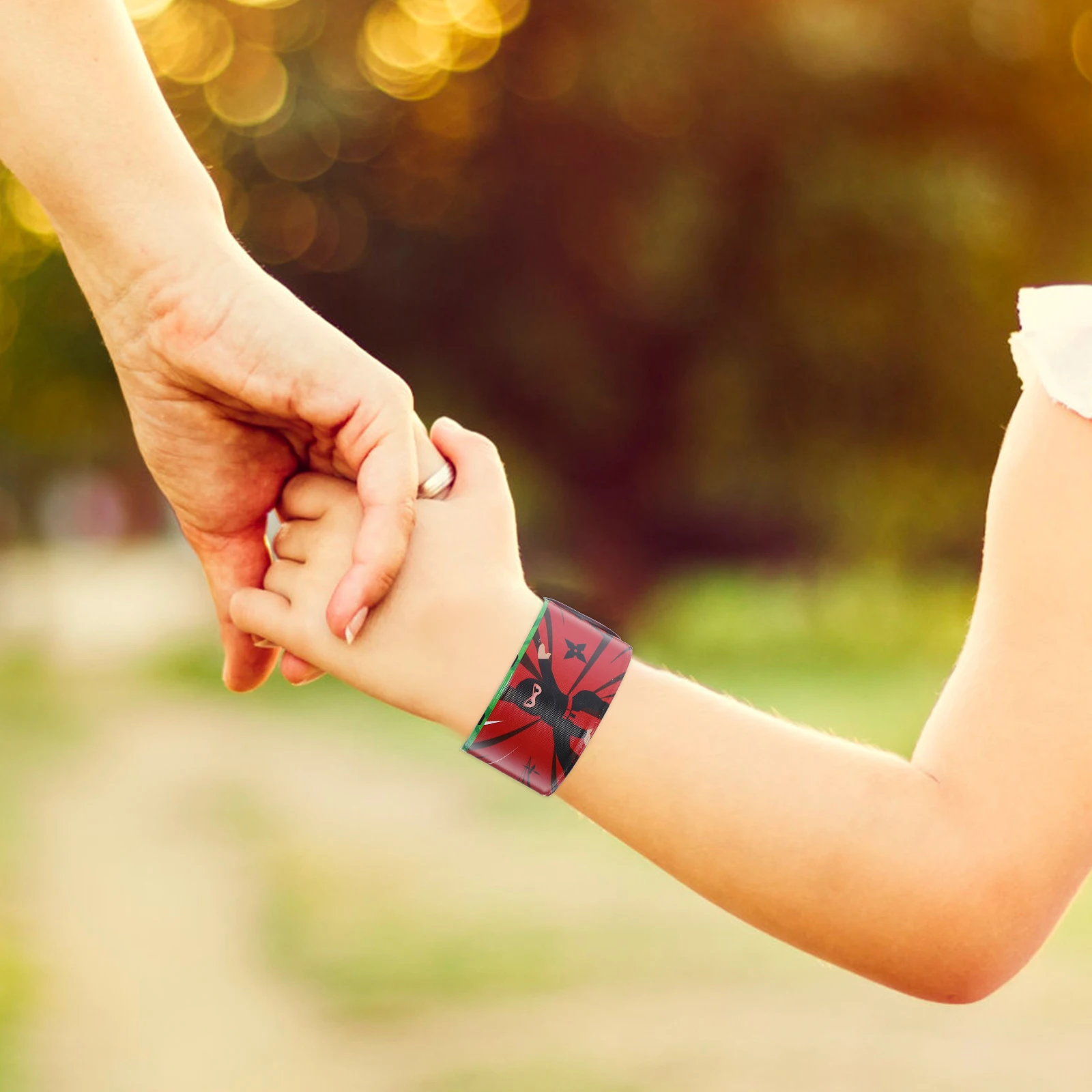 

12pcs Slap Bracelets Ninja Themed Kids Interactive Wristbands Classroom Prizes Halloween Party Favors Flying