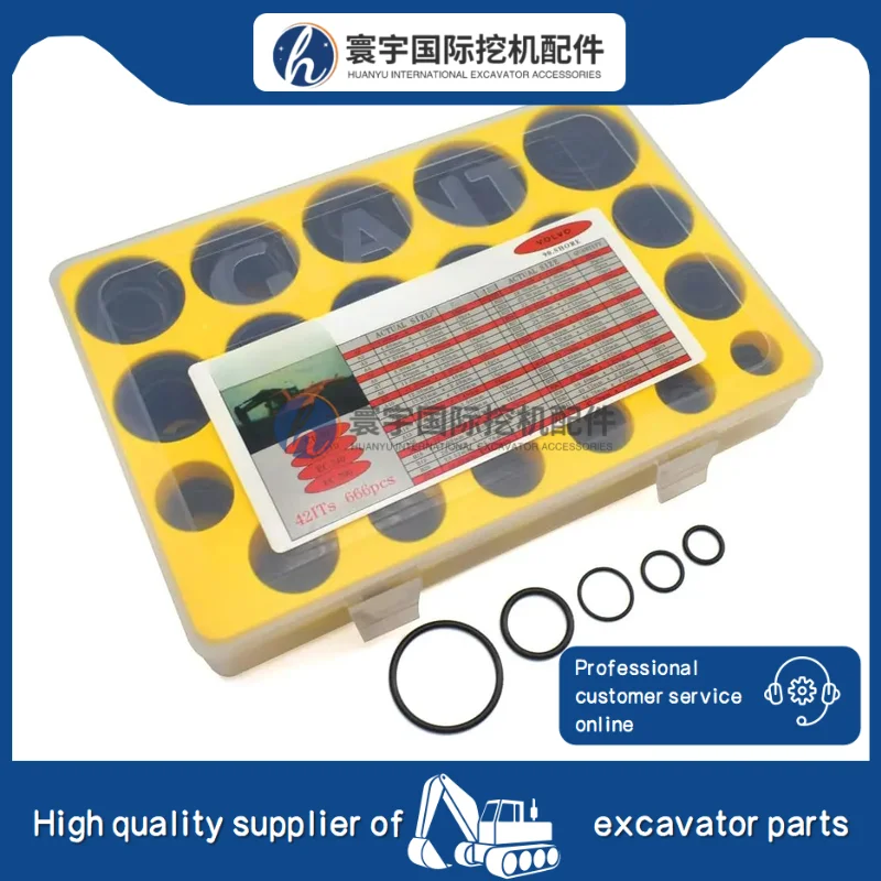 

Производитель экскаватора Коробка уплотнительных колец BG AS BP Комплект резиновых уплотнительных колец Уплотнения Детали оборудования