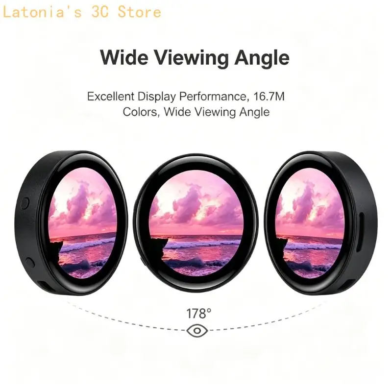 1.43inch Round Display Control Board with WiFi Support and Touch Input X3UB