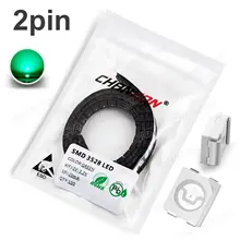 100pcs 3528 SMD LED Chips Micro 3V #5