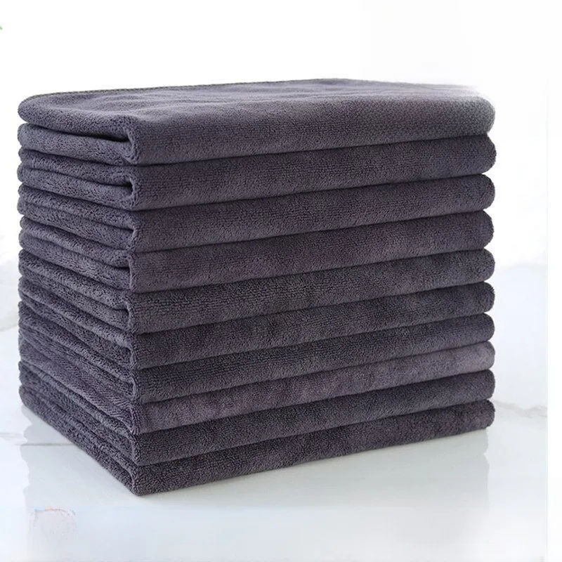 Gray towel absorbent hair salon hairdressing barber shop closed toe dry hair beauty salon thickened cleansing special