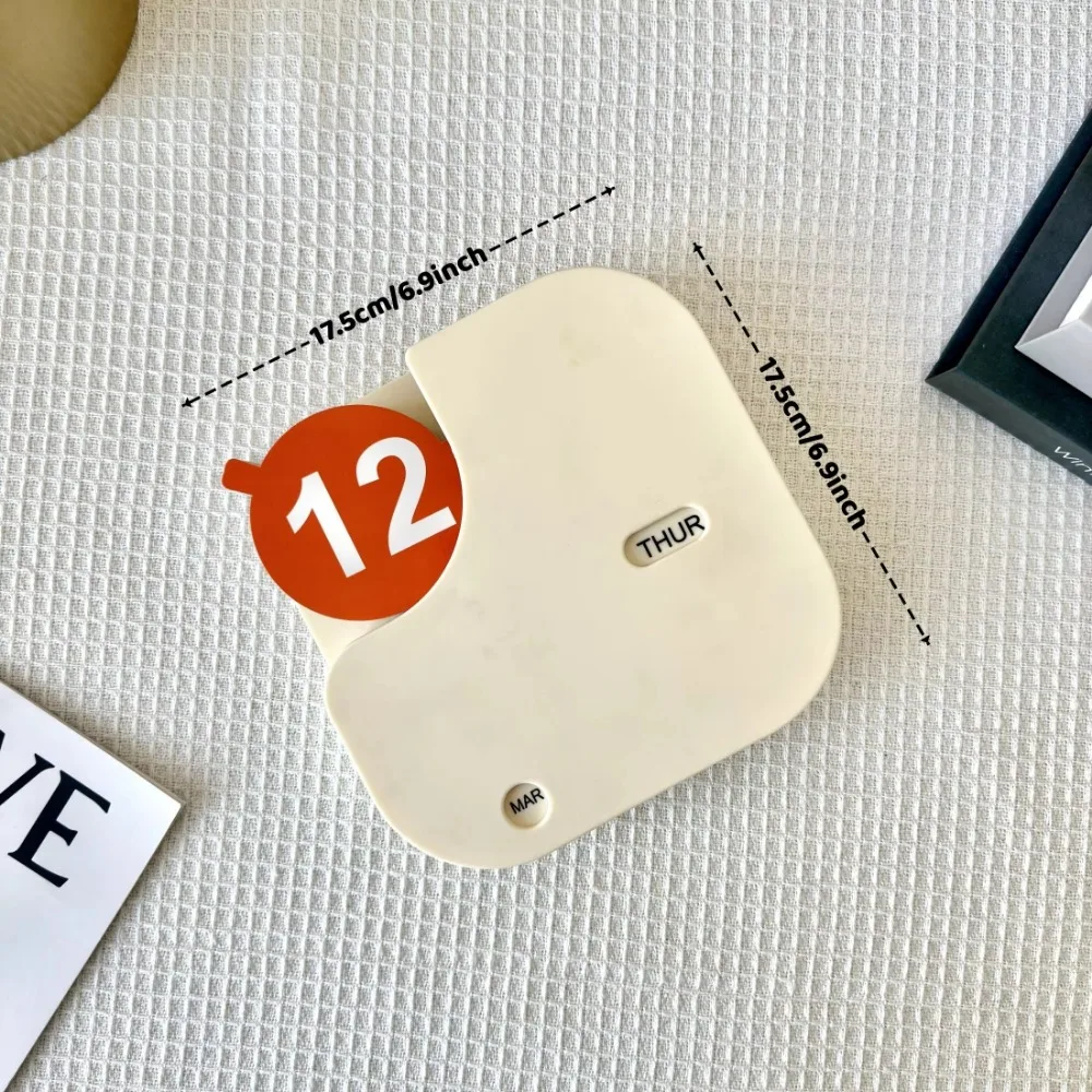 

Классический пластиковый настольный календарь-перевертыш, вечный календарь, подарок на новоселье