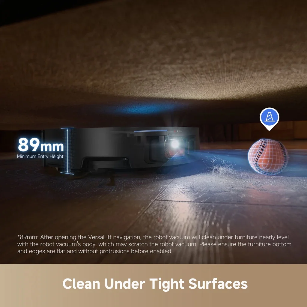 Roidmi Eva 2023 진공 청소기, 청소 로봇, 자동 청소, 비우기 로봇, 청소 흡입 타입, 러시아어 음성