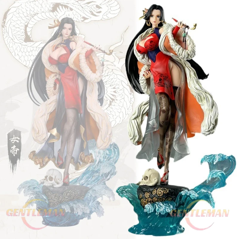 Anime One Piece National Tide Boa Hancock Cosplay Chinese Style 36cm PVC Action Figure Adult Collection Model Doll Toy Box Gifts