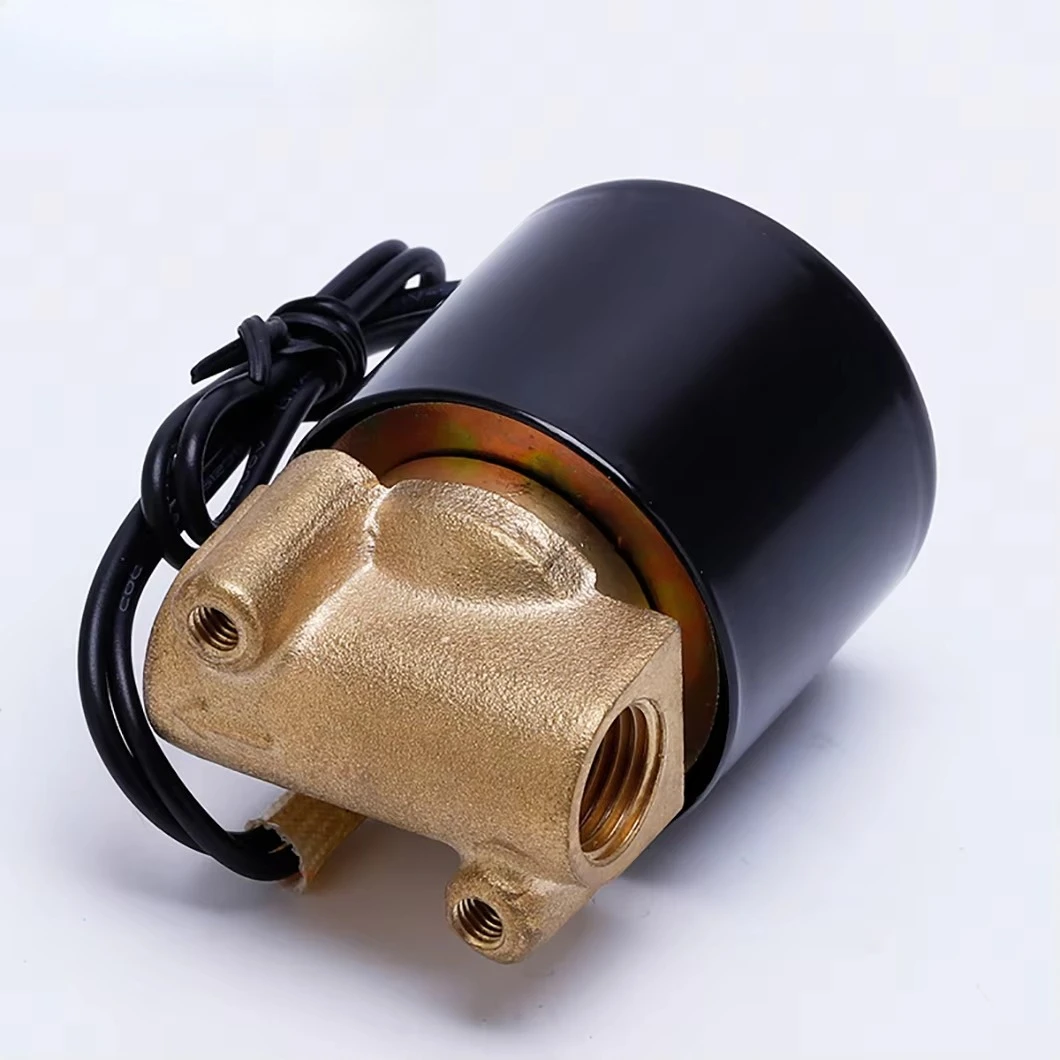 2W160-15 2/2 way electric brass normally closed thread size G1/2 solenoid valve price air pneumatic valve