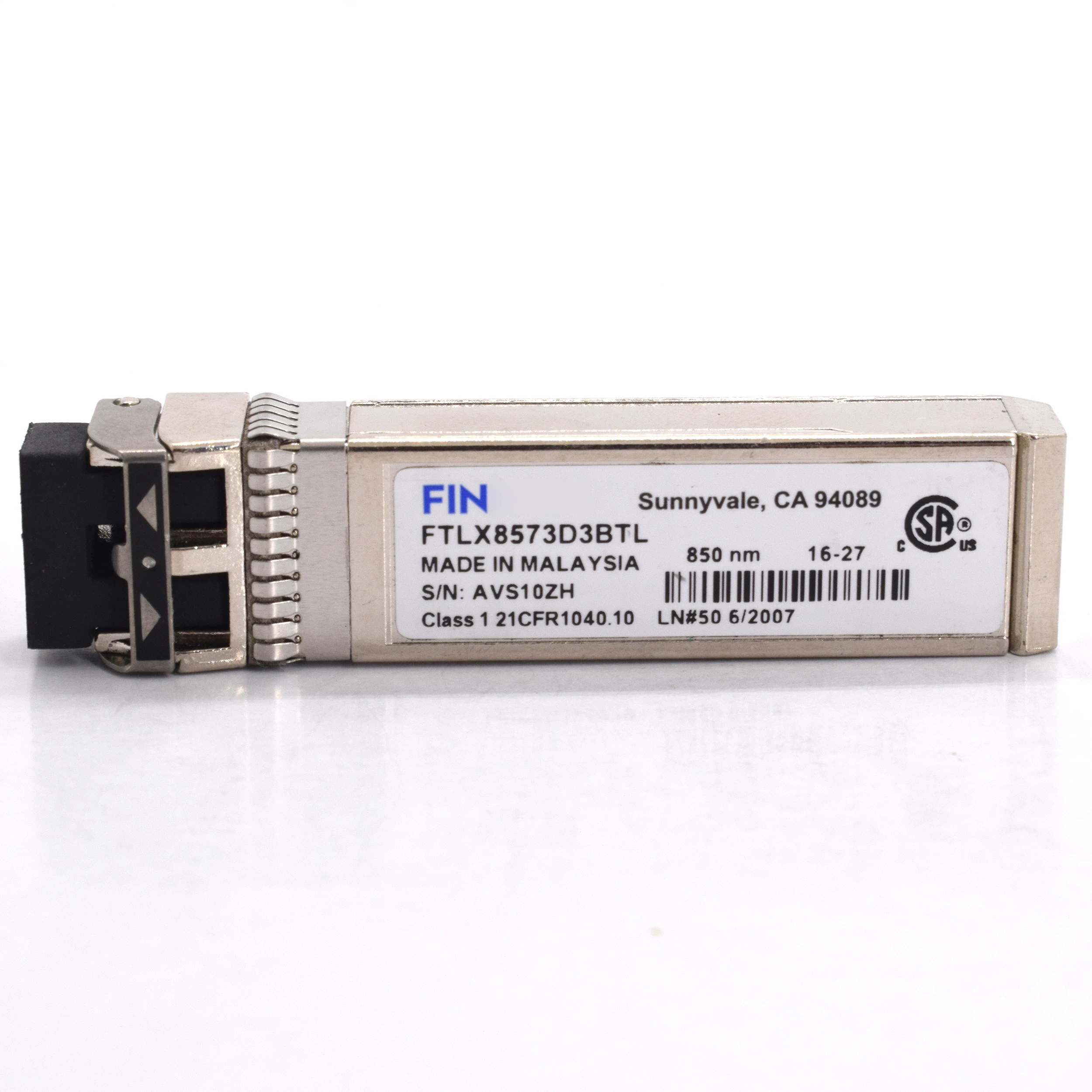 FTLX8571D3BCL 10G SFP+ MMF 850nm 300m DDM for Cisco (8574D3BCV/BNL-E5)