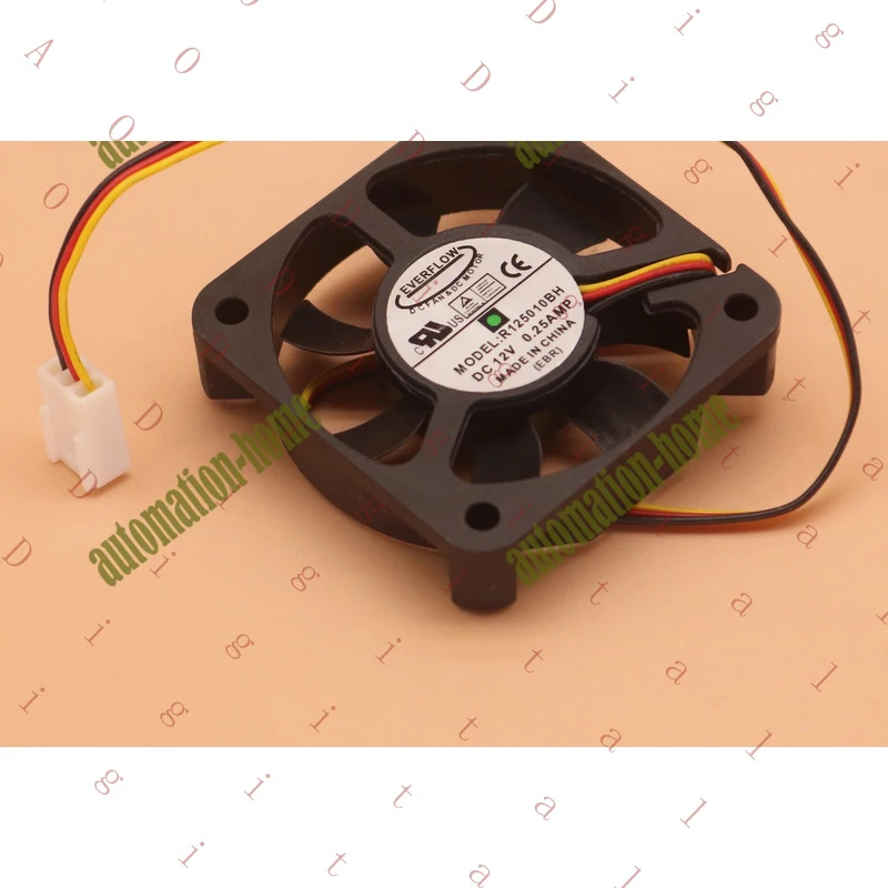 L... 1PCS New FOR EVERFLOW R125010BH DC12V 0.25A 3pins Cooling Fan#QW