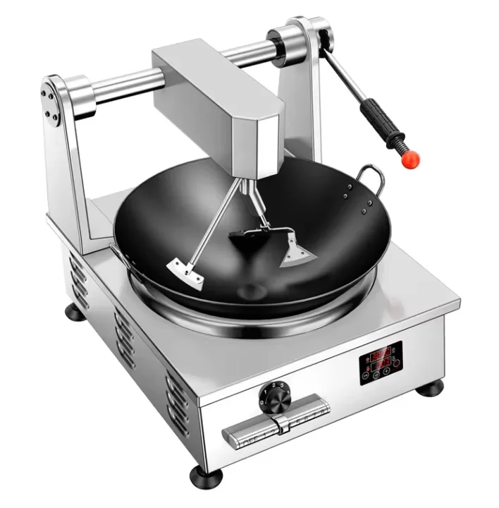 Интеллектуальное кухонное оборудование, многофункциональная плита, газовая электрическая машина для жарки, автоматический кухонный робот для продажи