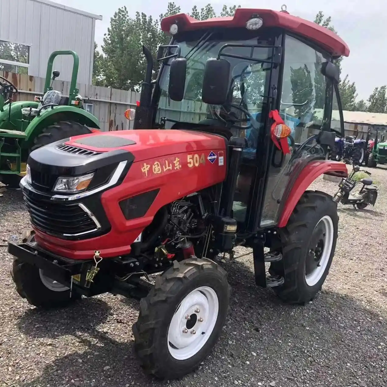 Agricultural four-wheel tractors, small mini four-wheel drive compact agricultural tractors, farm four-wheel drive tractors