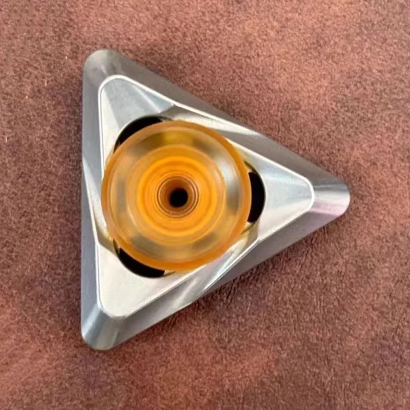 Novel Simple EDC Fidget Spinner Fashion S.S Metal Fidget Gyros Stress Relief & Relaxation Fidget Toys ADHD Concentration Toys