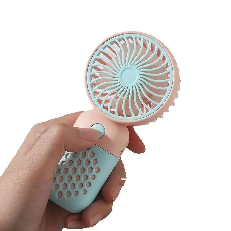 Portable Handheld Mini Fan USB Rechargeable Mute Small Electric Fan Outdoor Travel Cooling Fan Student Dormitory