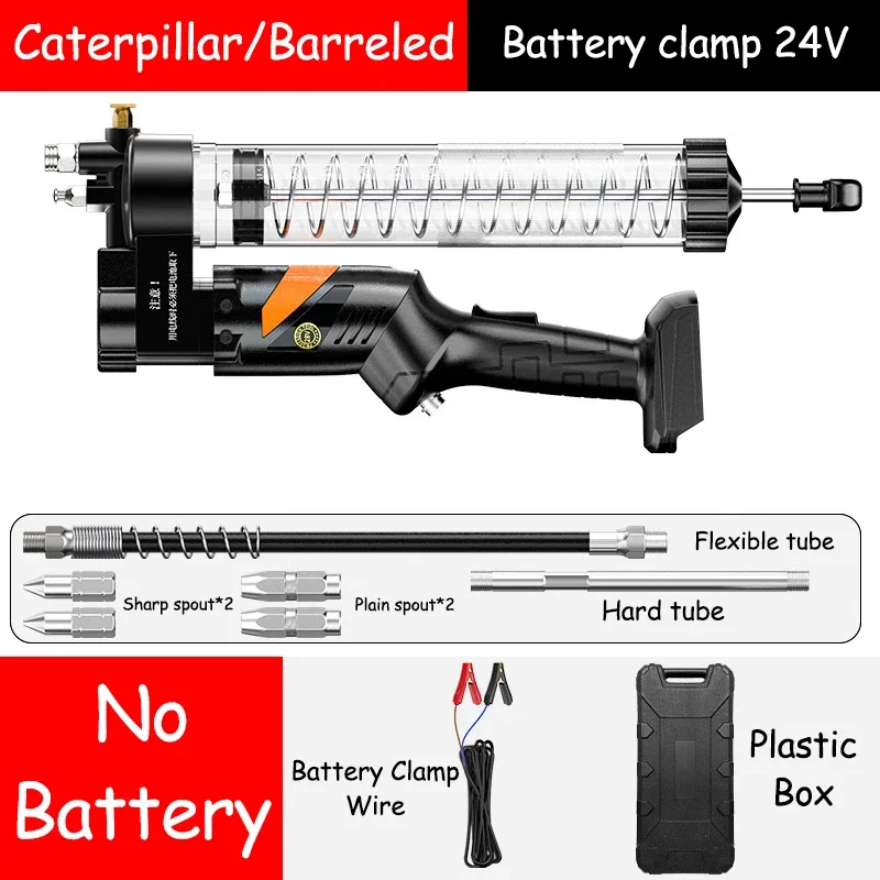 Portable Electric Grease Gun High Pressure Automatic Grease Gun Filler for Makita 18V Lomvum Zhipu Hongsong Li-ion Battery