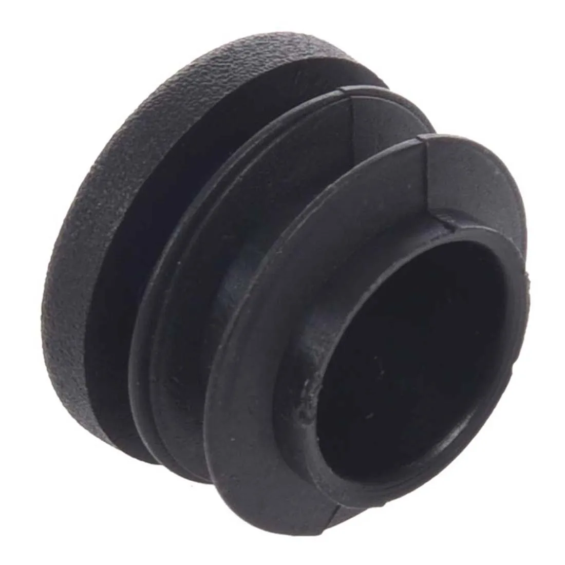 15pcs Black 19mm Dia Round Plastic Blanking End Cap Tubing Tube Insert