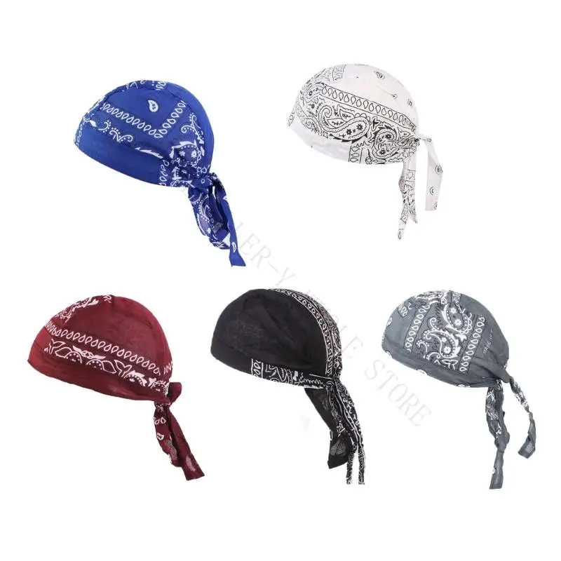 R7UF 5Pcs Comfortable Cotton Streetwear Headgear For Dancers And Skaters
