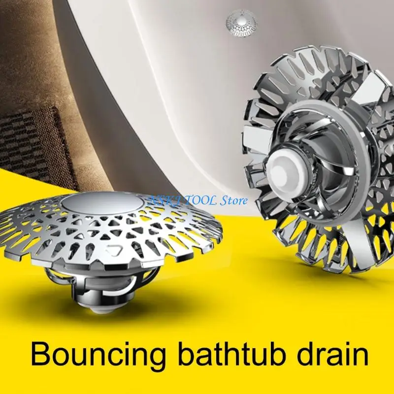L8RC Drain Stoppers With Removable Hair Collector Water Flows Bathroom Accessory