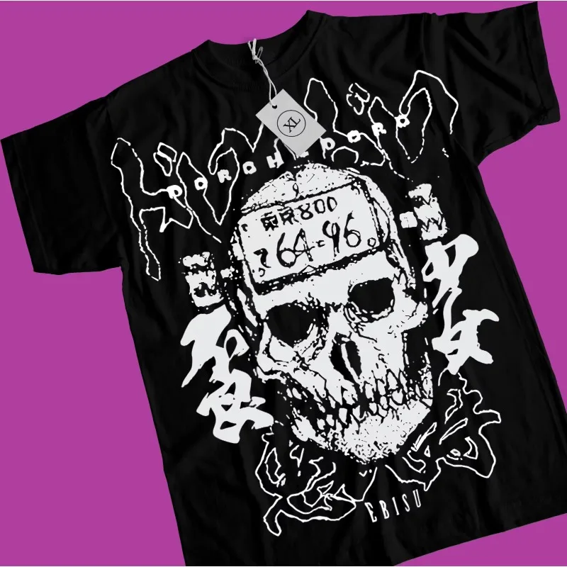 Vintage Dorohedoro T‑Shirt Men Women Manga Print Tee Goth Punk Harajuku Street Style Oversized Loose Short Sleeve Casual Tops