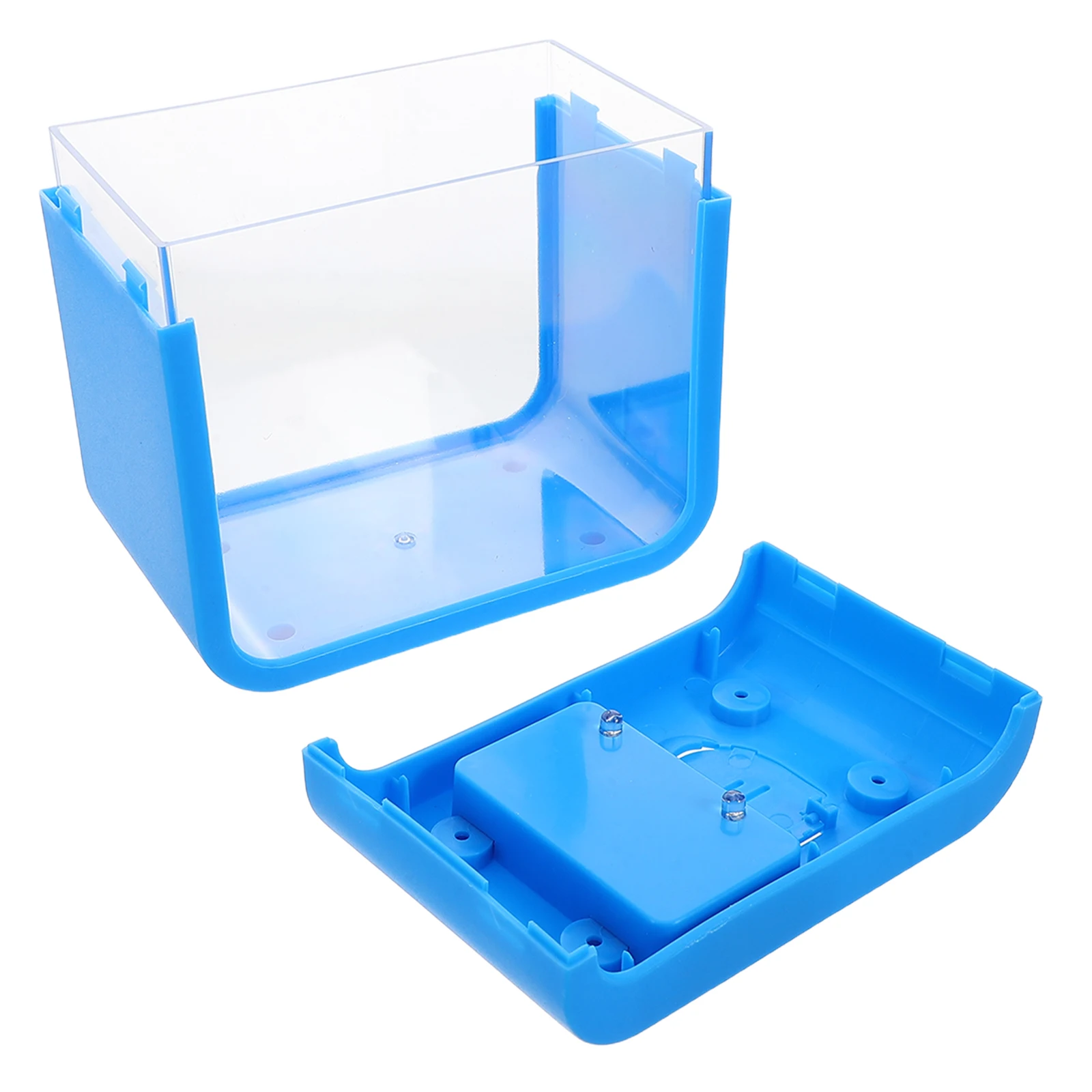 

Desktop Mini Fish Tank with Illuminated Display for Betta Fish and Jellyfish Small Aquarium Beginner Friendly Portable Elegant