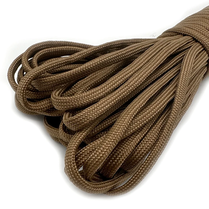 550 Paracord 7-adriges Kabeldurchmesser. 4mm Für Outdoor Camping Überleben Lanyard Fallschirm Seil Wandern Zelt Zubehör Armband