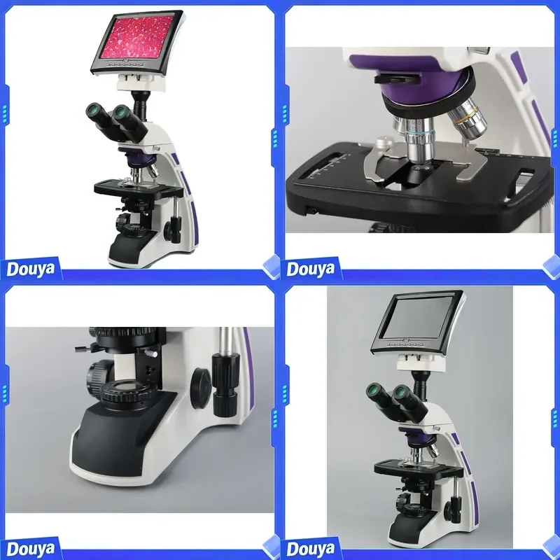 YJ-2016T-LCD Trinocular Biological Electron Microscope with 8