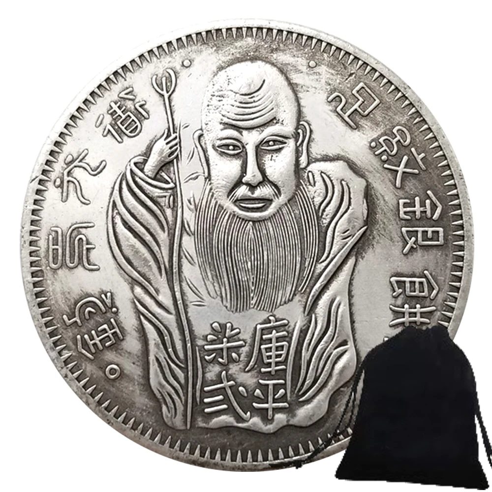 Luxury Thousand Hands Buddha 3D Novelty Couple Art Coin/Good Luck Nightclub Commemorative Coin Pocket Fun Coin+Gift Bag