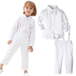 Toddler Baptism Outfits for Boys Baby Wedding Suit Infant Easter Birthday Party Formal Clothes Kids Christening Clothing Set