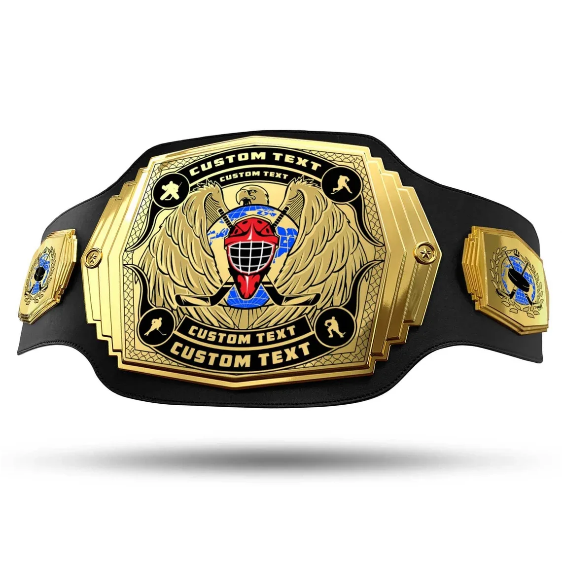 Minimum order of 5 pieces.Factory Wholesale Custom Championship Belts High Quality Metal Leather Golf Football Baseball Softball