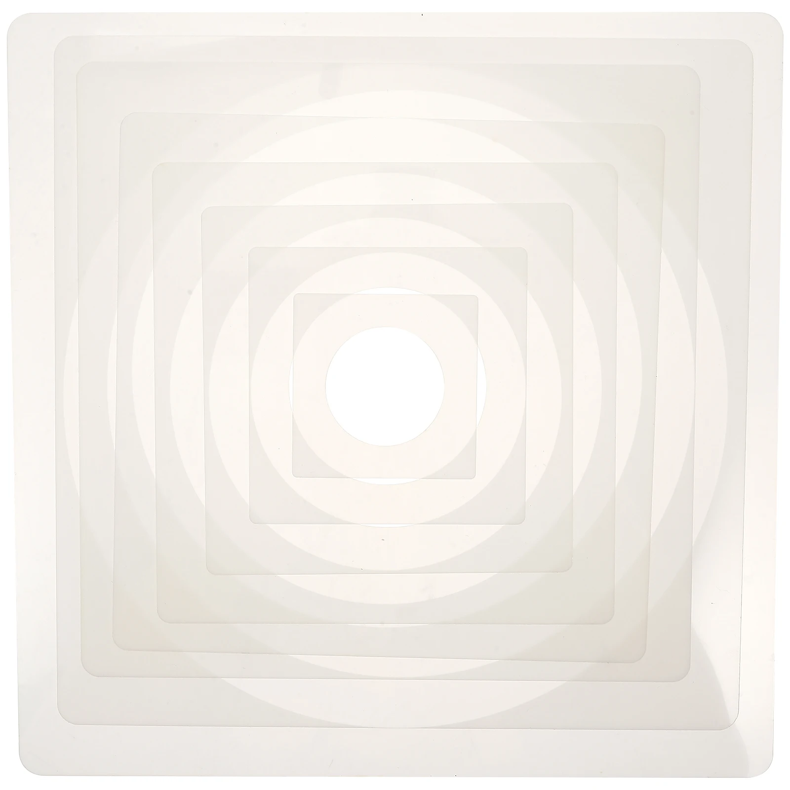 

8pcs Drawing Templates Spray Paint Stencil Circles Painting Stencils White DIY Crafts Wall Plastic Templates Supplies