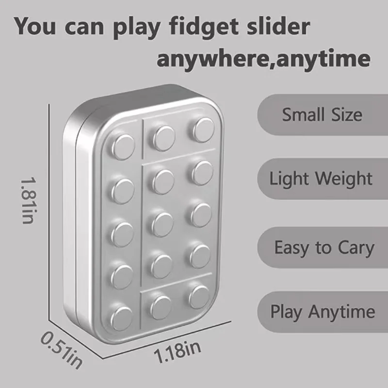 アンチストレススカルメタルスライトスライダーおもちゃ、edcトップスピニングポーカーおもちゃ、ポータブルディップレス、磁気玩具