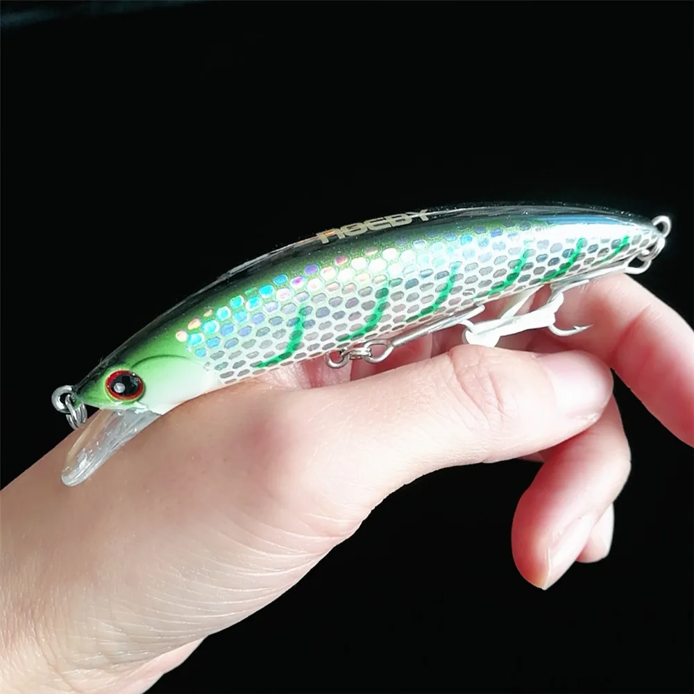 NOEBY 4pcs Long Casting Sinking Minnow Saltwater Fishing Lures 90mm 29g Trout Pike River Lake Hard Baits Jerkbait Fishing Lure image 3