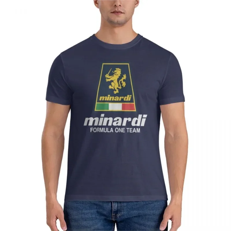 mens plain cute tops funny t shirts summer fashion t-shirt men Minardi Racing Team Classic  men clothing  graphic  harajuku tees