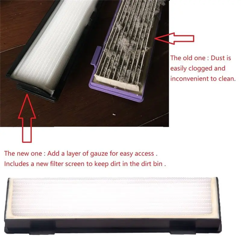 GOOD-Replacement Filter Elements Compatible For Neato Botvac D7 D5 D3 D70 D75 Vacuum Cleaner Accessories