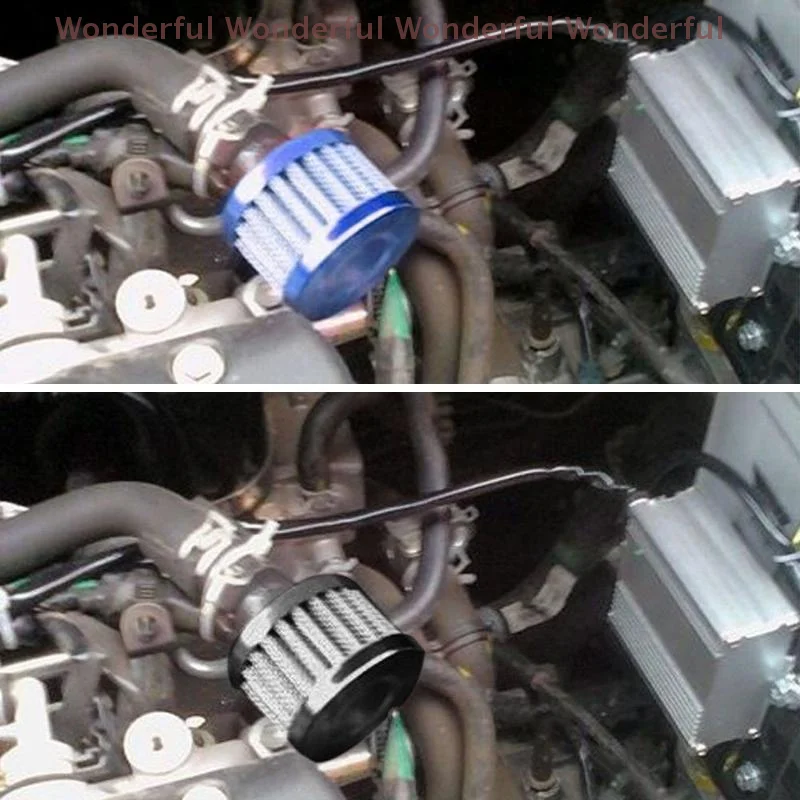 

Universal 12mm Turbo Racing Motorcycle Air Filter High Flow Cold Air Intake with Mushroom Head for Performance Enhancing