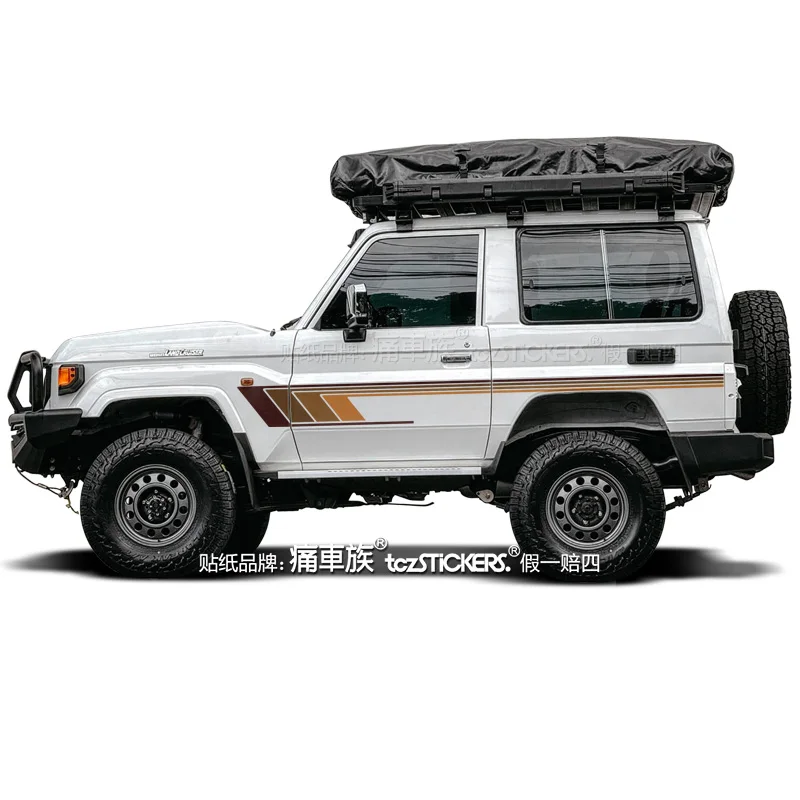 

Автомобильная виниловая наклейка для Toyota Land Cruiser LC71 LC70, украшение кузова, спортивная и модная пленка, наклейка, модифицированные аксессуары